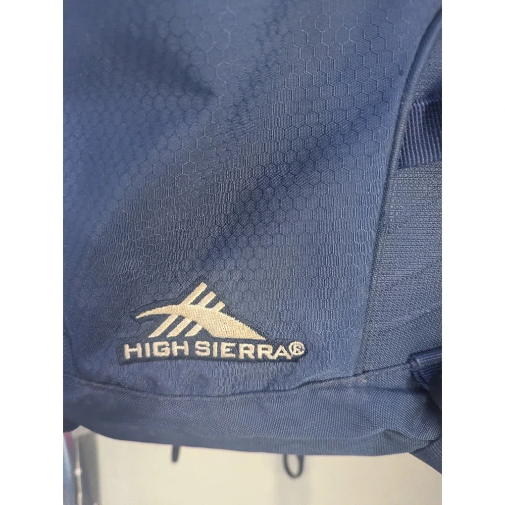 High Sierra Loop Backpack Travel Work Backpack w/ Tablet Sleeve Blue